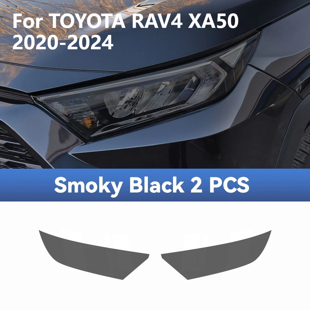 Película Protetora Para Farol De Carro , TOYOTA RAV4 XA50 Harrier Coroa Kluger TPU Pré Corte Anti-Arranhões Acessório De