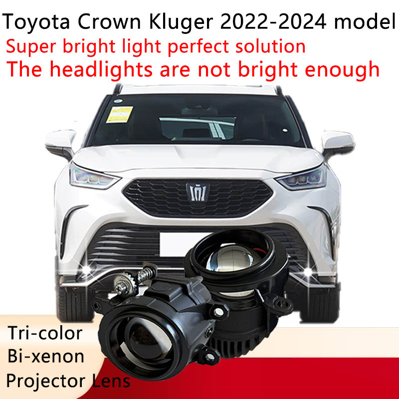 Para Toyota Crown Kluger 2022-2024 Conjunto De Luz De Nevoeiro Dianteira