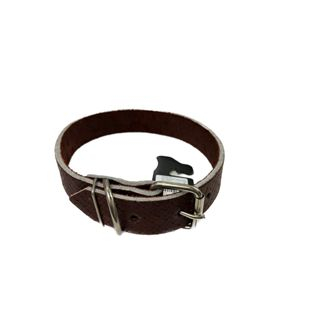 Darios Pet Coleira Couro Bufalo Tresse N° 12 - 68 CM