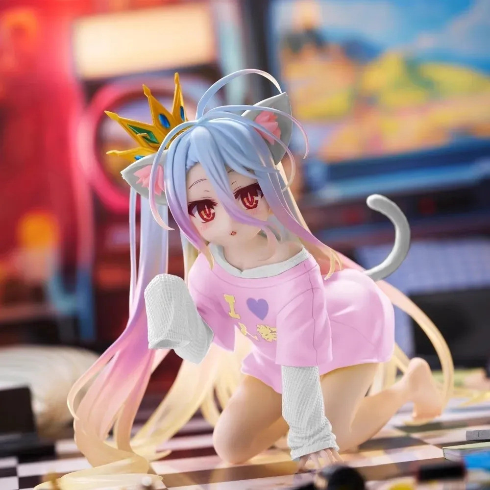 Figura Shiro No Game No Life Desktop Cute Cat Renewal Taito