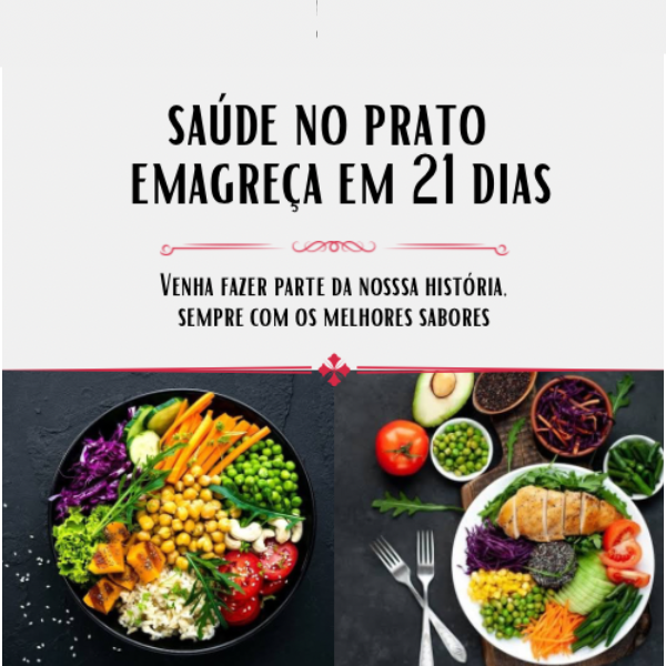 SAÚDE NO PRATO EMAGREÇA EM 21 DIAS