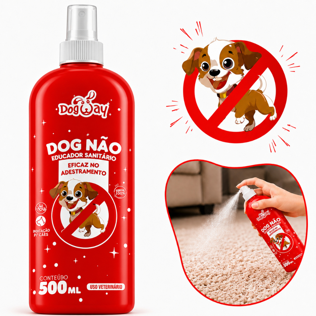 Afasta Pet Educador Dogway Não Pode Xixi Morder Cães 500ml Eficaz Petshop Adestrador Ótimo