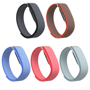 Pulseira esportiva de nylon compatível com o Google Fitbit Air, alternativa macia e ajustável para pulseira de monitor