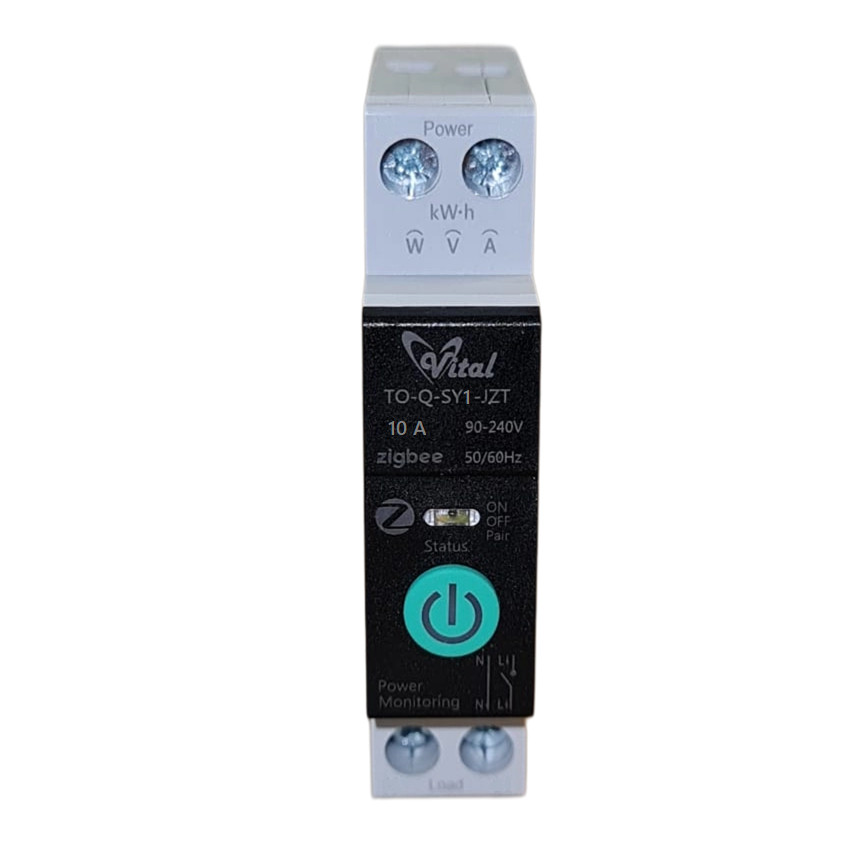 Disjuntor Zigbee 10a Monitor Energia Alexa Google Home Tuya