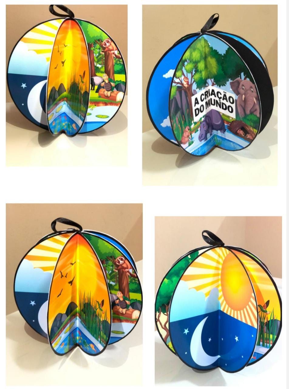 LIVRINHO INTERATIVO A CRIAÇÃO DO MUNDO ????✨