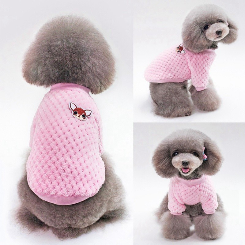 Roupas de Inverno Quentes e Macias para Cães Pequenos, Gatos e Cães, Casaco para Shih Tzu, Chihuahua, Bulldog, Teddy - R