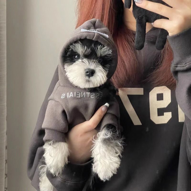 Roupa para cães, outono/inverno, para Teddy, Shih Tzu, Yorkshire e cães de porte pequeno, moletom de lã para animais de