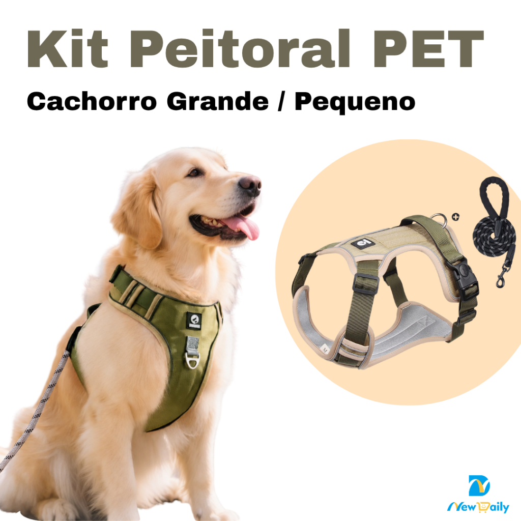 Peitoral Adjustable Dog Harness, Reflective Safety Training, Walking Chest Vest Coleira Pet Cachorro Grande PET-21 22