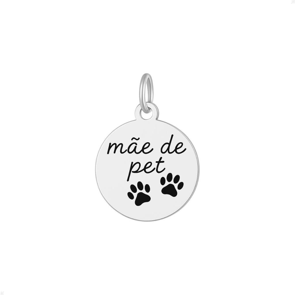 Pingente Prata 925 Mãe De Pet Design Premium Elegante