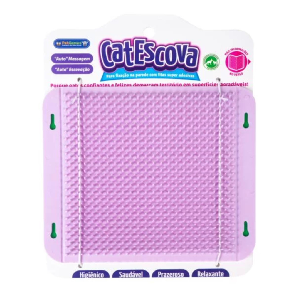 Brinquedo Cat Escova Pet Games Para Gatos-Lilas