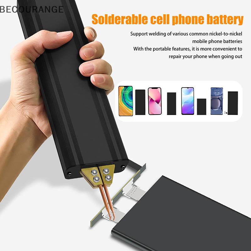 BEC Portátil Handheld Soldador De Ponto 18650 Ferramenta Soldagem Mini Máquina Solda A Óxido Alumínio Cobre Cabeça NG