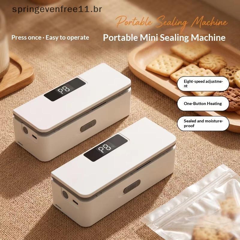 Primavera Mini Saco Plástico Aferidor USB Recarregável Handheld Máquina De Selagem Térmica 1PC Para Viagens Sna Reselage
