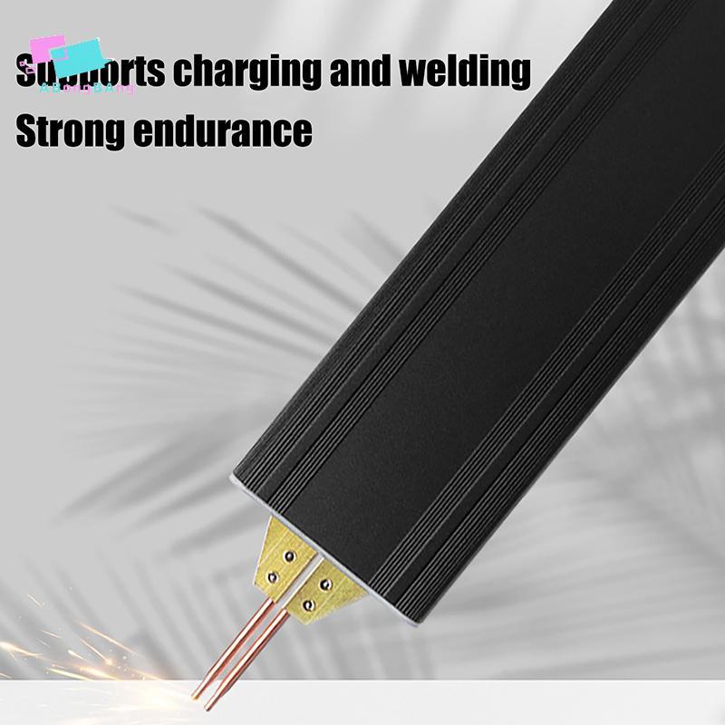 Abongbanghn Portátil Handheld Soldador De Ponto 18650 Ferramenta Soldagem Mini Máquina Solda A Óxido Alumínio Cobre Cabe