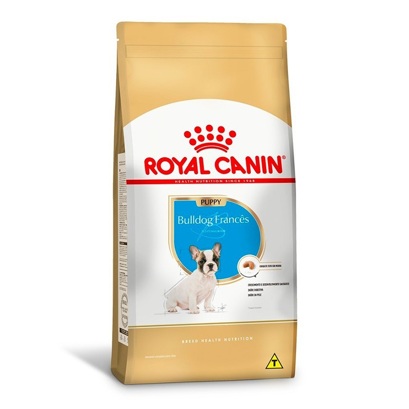 RAÇÃO ROYAL CANIN BULLDOG FRANCÊS PUPPY CÃES FILHOTES 1KG