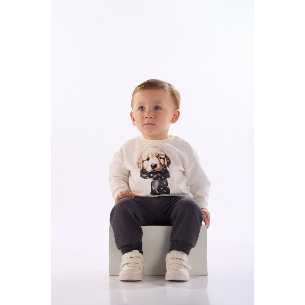 Conjunto Bebê Menino Golden Puppy Quimby