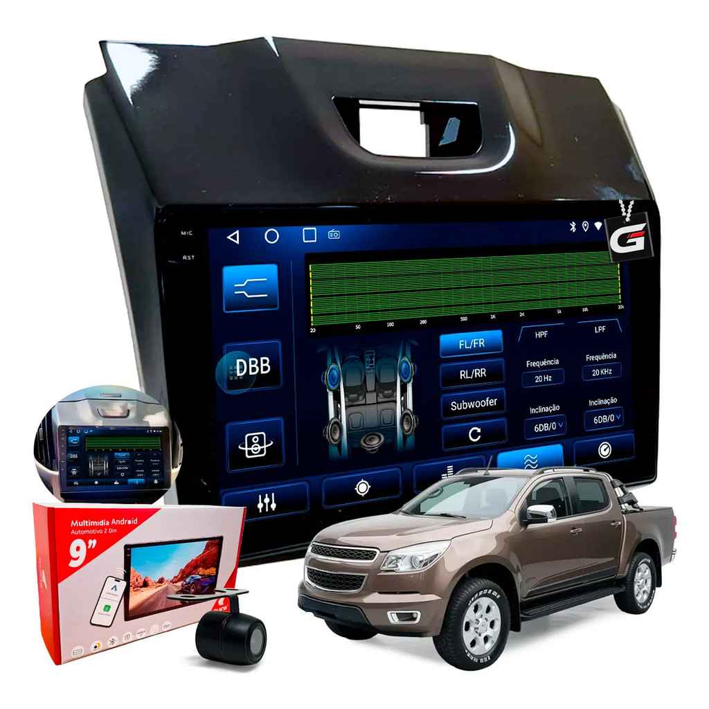Central Multimidia Duinb 4+64gb All In Chevrolet S10 12 A 16