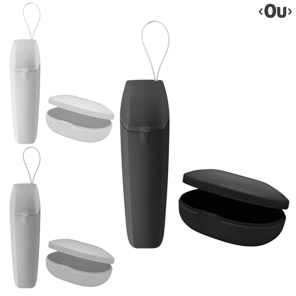 Kit Higiene Porta Escova de Dente e Saboneteira Linha Soft Ou