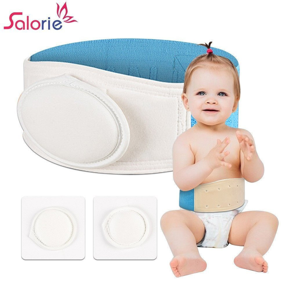 Salorie Hernia Belt Therapy Tratamento De Hérnia Infantil Bebê Umbilical Cor Azul Rosa