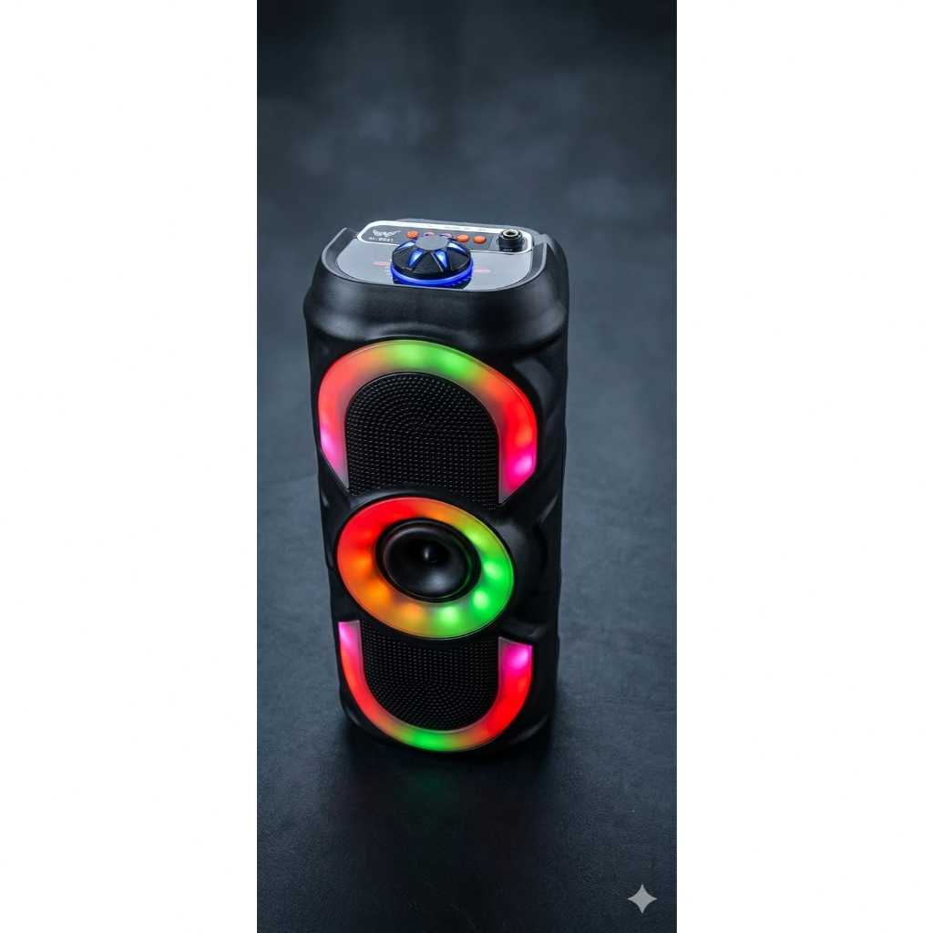 Caixa de som Bluetooth Portátil Com Led RGB Portátil FM USB TWS 30W Para Praia, Festa ou Viagem