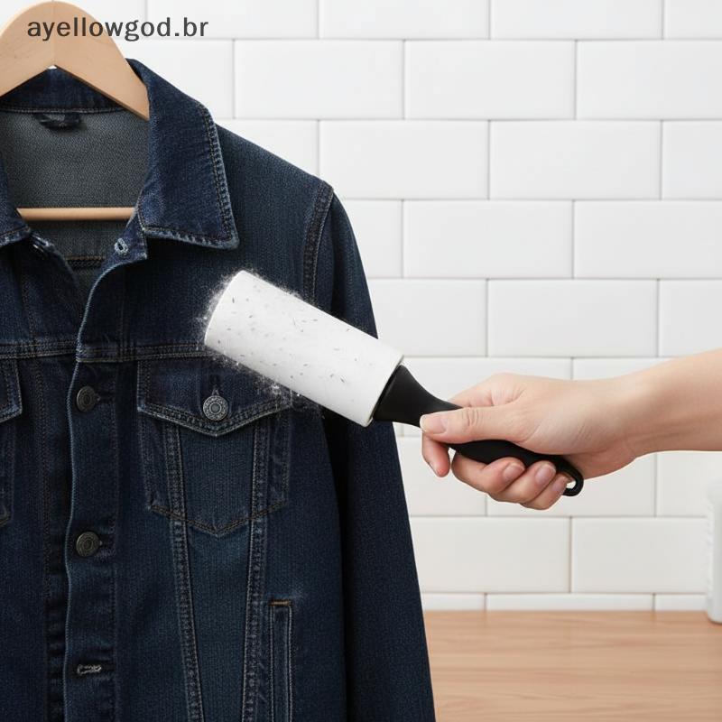 Rolo De Fiapos Rasgável AYBR Alça Antiderrapante Adesiva Forte Para Remover Móveis De Roupas De Poeira De Pêlos De Anima