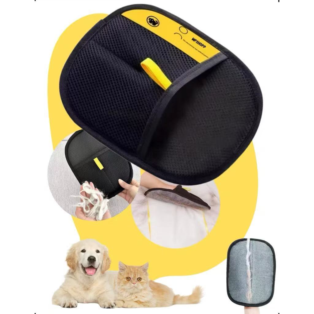 Luvas de Tosa para Gatos Escova Antiestática para Remoção de Pelos de Animais Luva para Remover Pelos de Tapetes