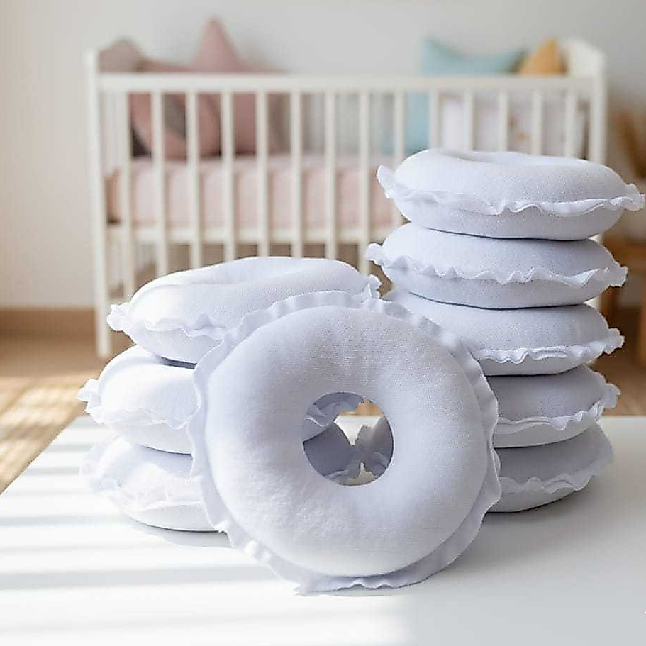 Kit Rosquinhas de Amamentação Lavável Protetor de Seio Reutilizável 100% Algodão