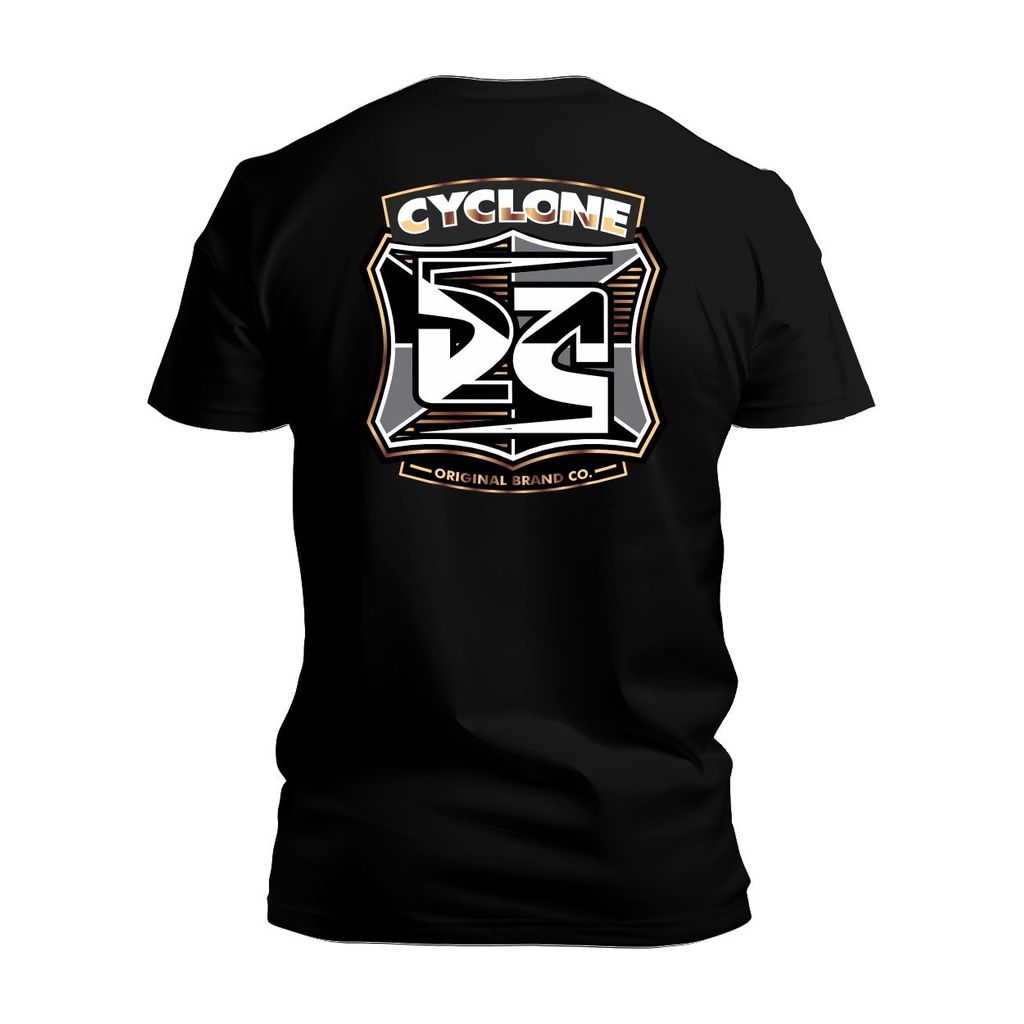 Camiseta Preta Unisex, Design com Logo 