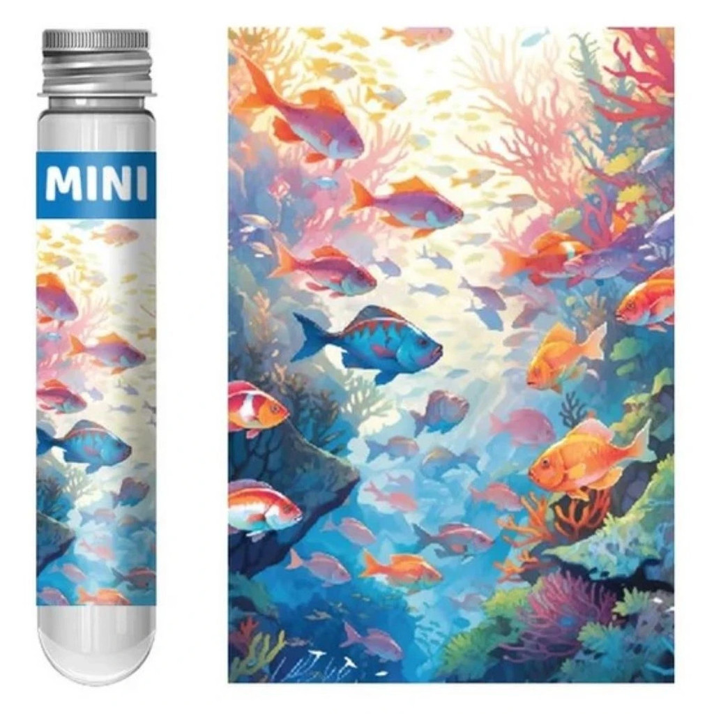 Quebra cabeça Tubo Importado [19049] Underwater - 150 peças MINI Embalagem Esp*
