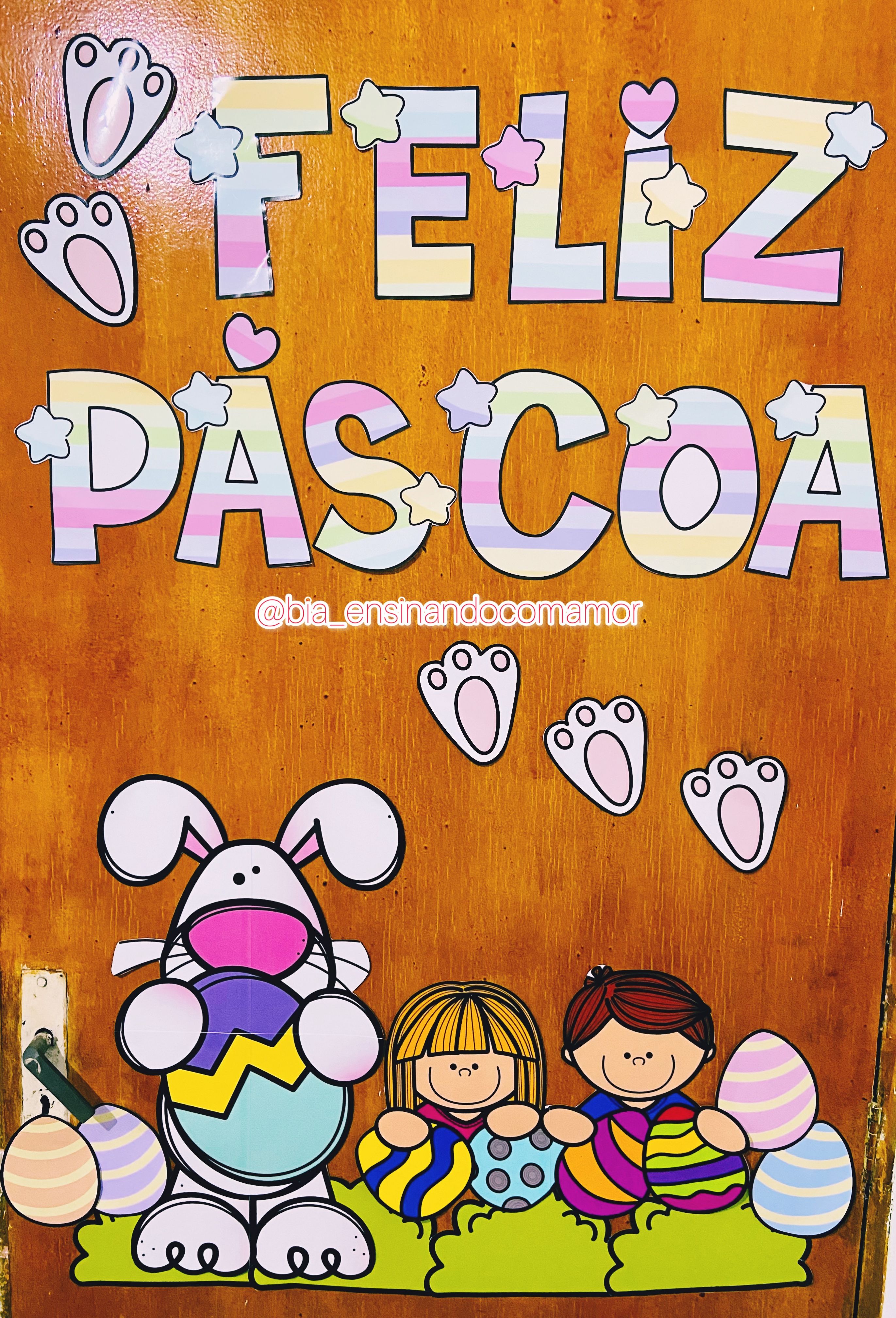 Painel de Porta Páscoa