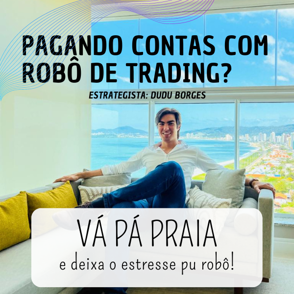 Pagando contas com Robô de Trading