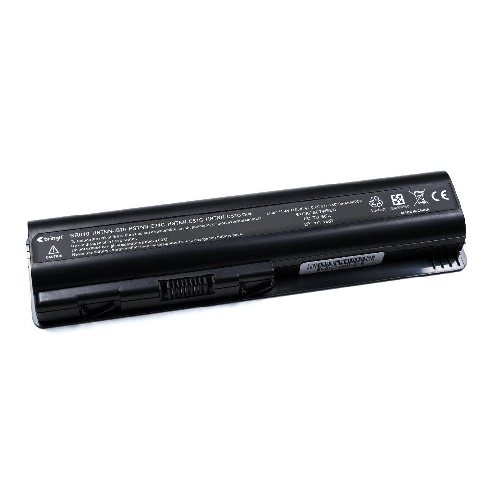 Bateria para notebook compatível com Hp DV4 DV5 1000 DV6 CQ40 CQ50 EV06 HSTNN-LB72 | 4000mAh