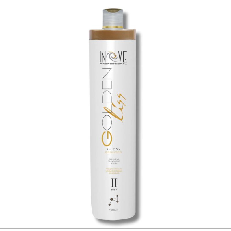 Redutor de Volume Golden Liss Inove 1L | Selagem, Alinhamento e Redução de Volume Profissional
