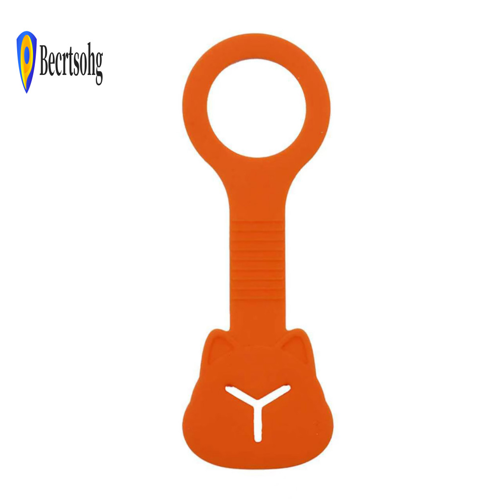 Lightweight Poop Bag Hook Dog Holder for Leash Silicone Hands-free Waste Dispenser Clip Convenient Durable for Daily Wal