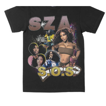 Camiseta Camisa Blusa Algodão Cantora Pop SZA 