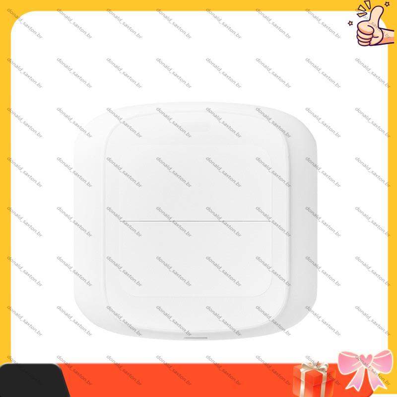 [Rápido D] Tuya 2 Gang Scene Button Switch Push Remoter Panel Smart Home Linkage Automation Sence Controller