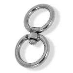 Distorcedor Argola Dupla Inox Amorosso Cachorro Dog