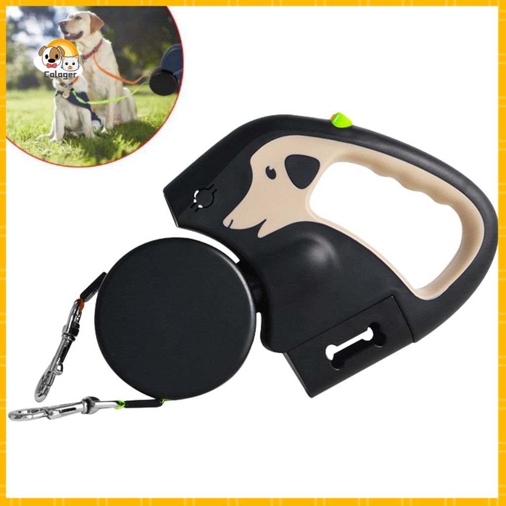 IDEAL FOR SMALL DOGS - Our double retractable dog leash is the perfect small breed This designed