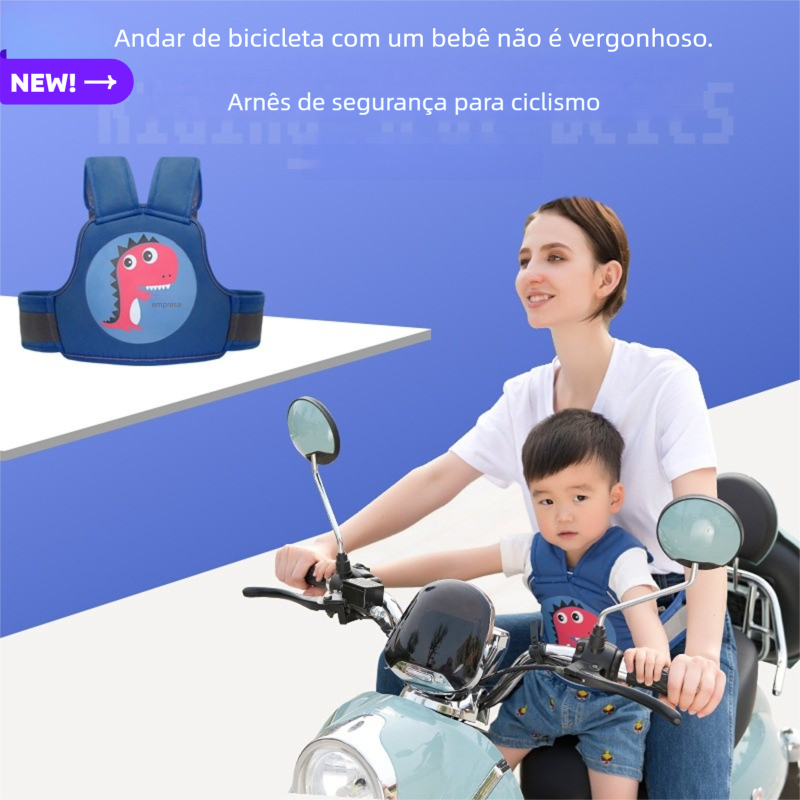 Colete cinto de segurança infantil moto Belt for Ajustável