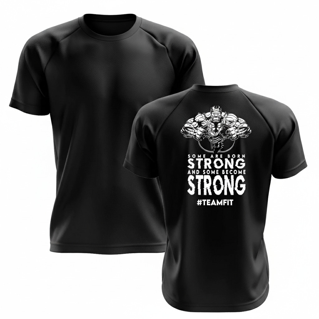 Camisa Dry Fit Strong Camiseta Original Estampaê Tecido De Alta Qualidade - Envio Mais Rápido