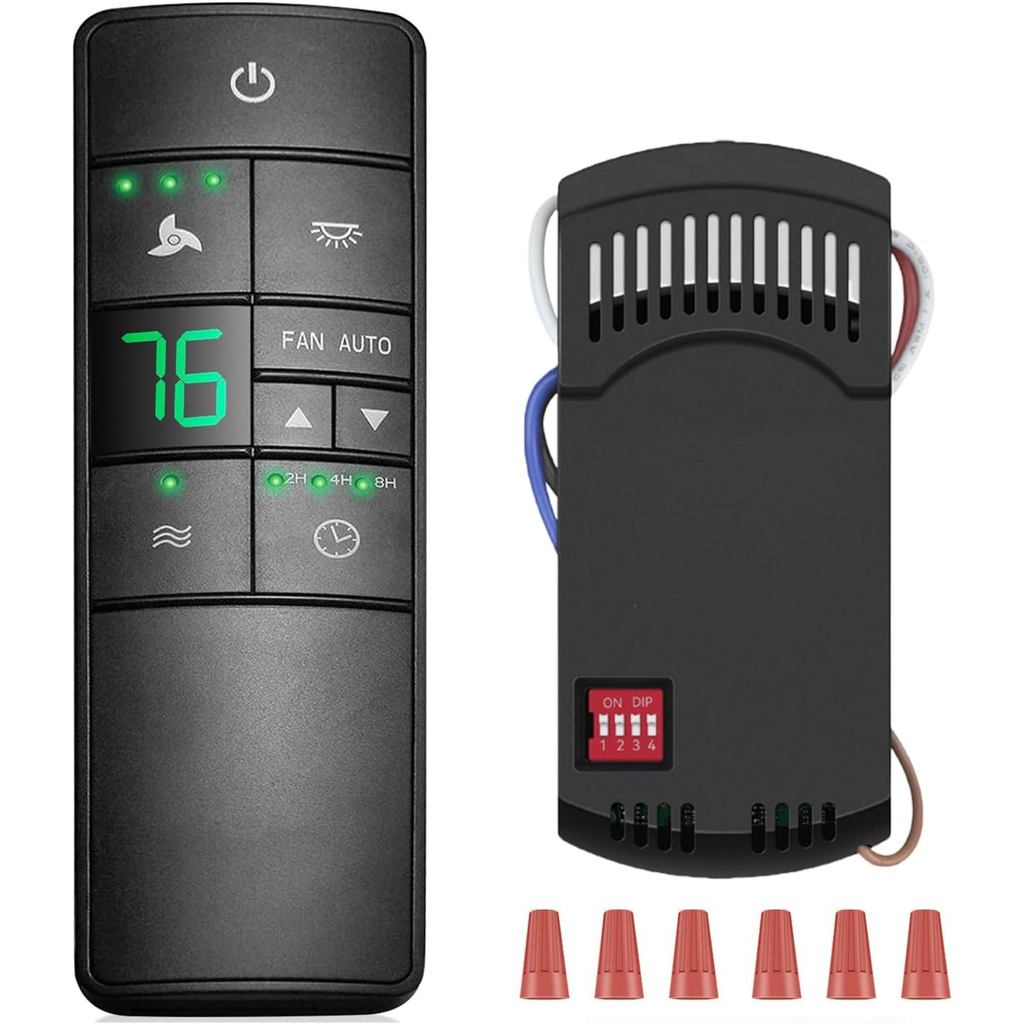 3-Speed Universal Ceiling Fan Thermostatic Remote Control for Hampton Bay Harbor Breeze Hunter Honeywell Home Decorators