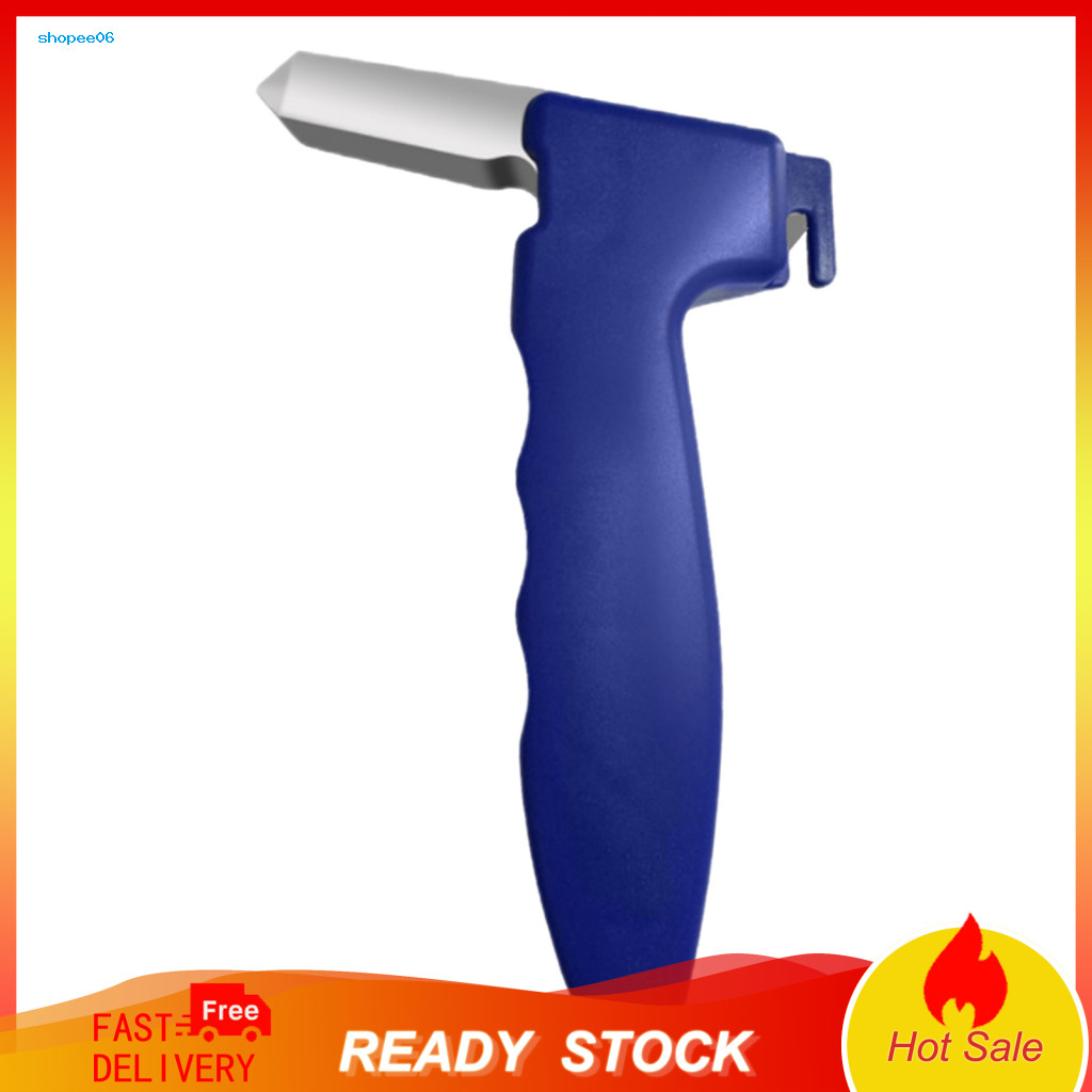 Multi-functional Auto Cane Seniors Mobility Aid Handle Car Door Assist 3-in-1 Grab Bar with Safety Hammer Seat Belt Cutt