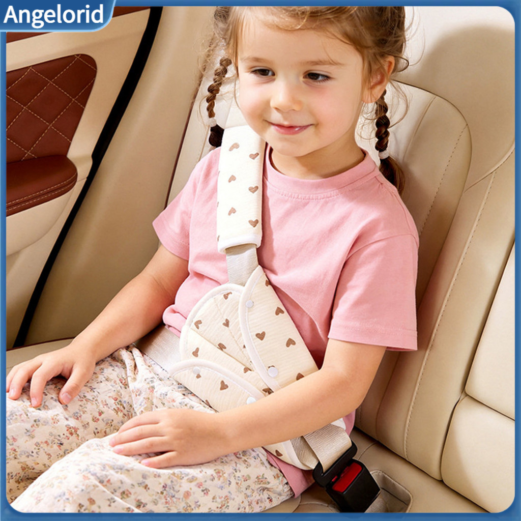 Soft Gauze Harness Protector Seat Belt Adjuster for Kids 2pcs Cover Pads Shoulder Protectors for Toddlers Reduces Neck F