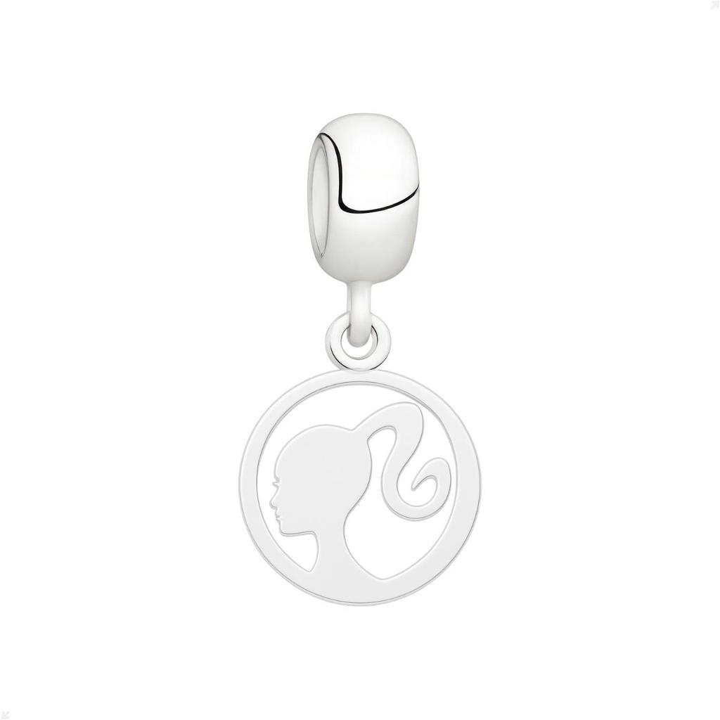 Berloque Pingente Prata 925 Silhueta Boneca Design Premium