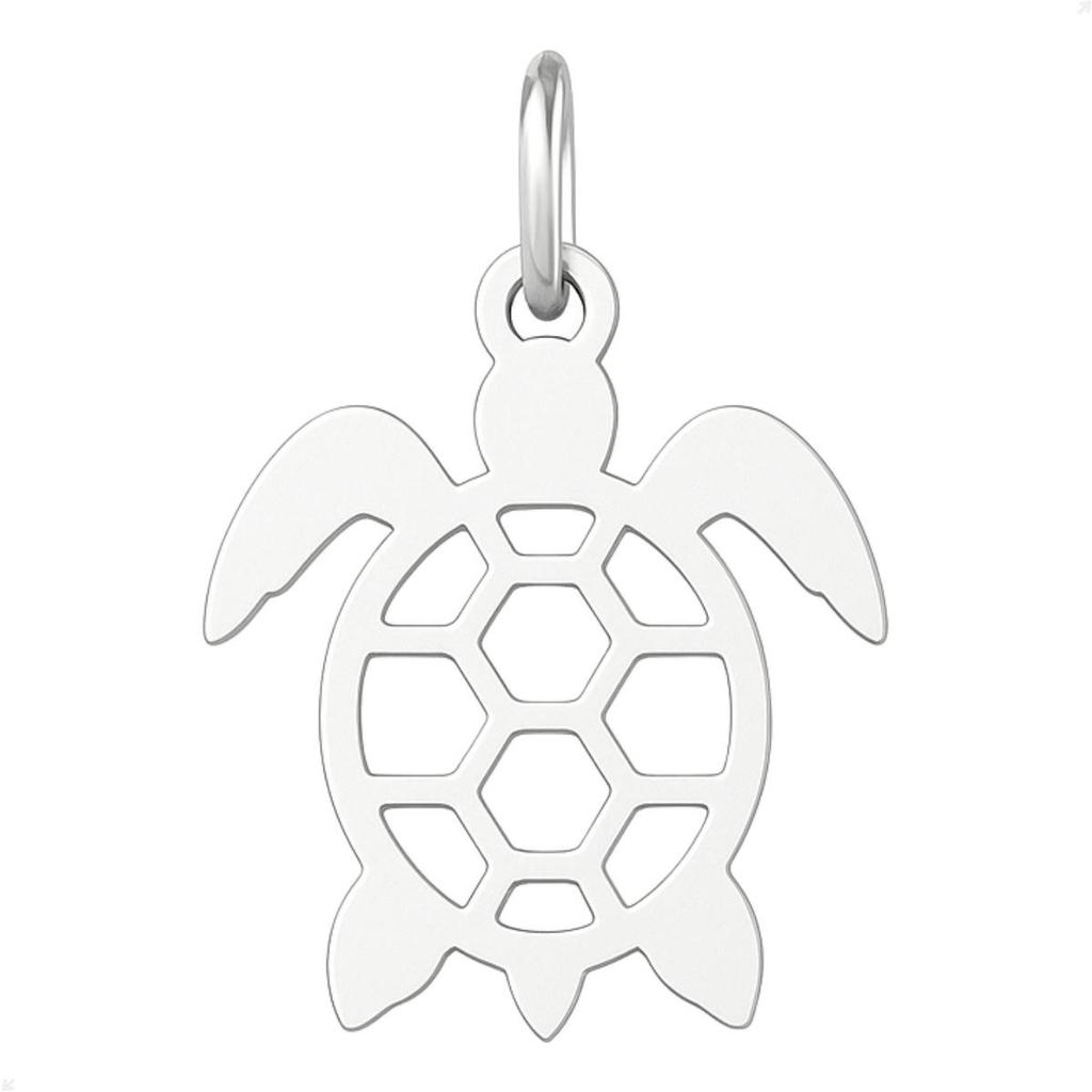 Pingente Prata 925 Tartaruga Design Premium