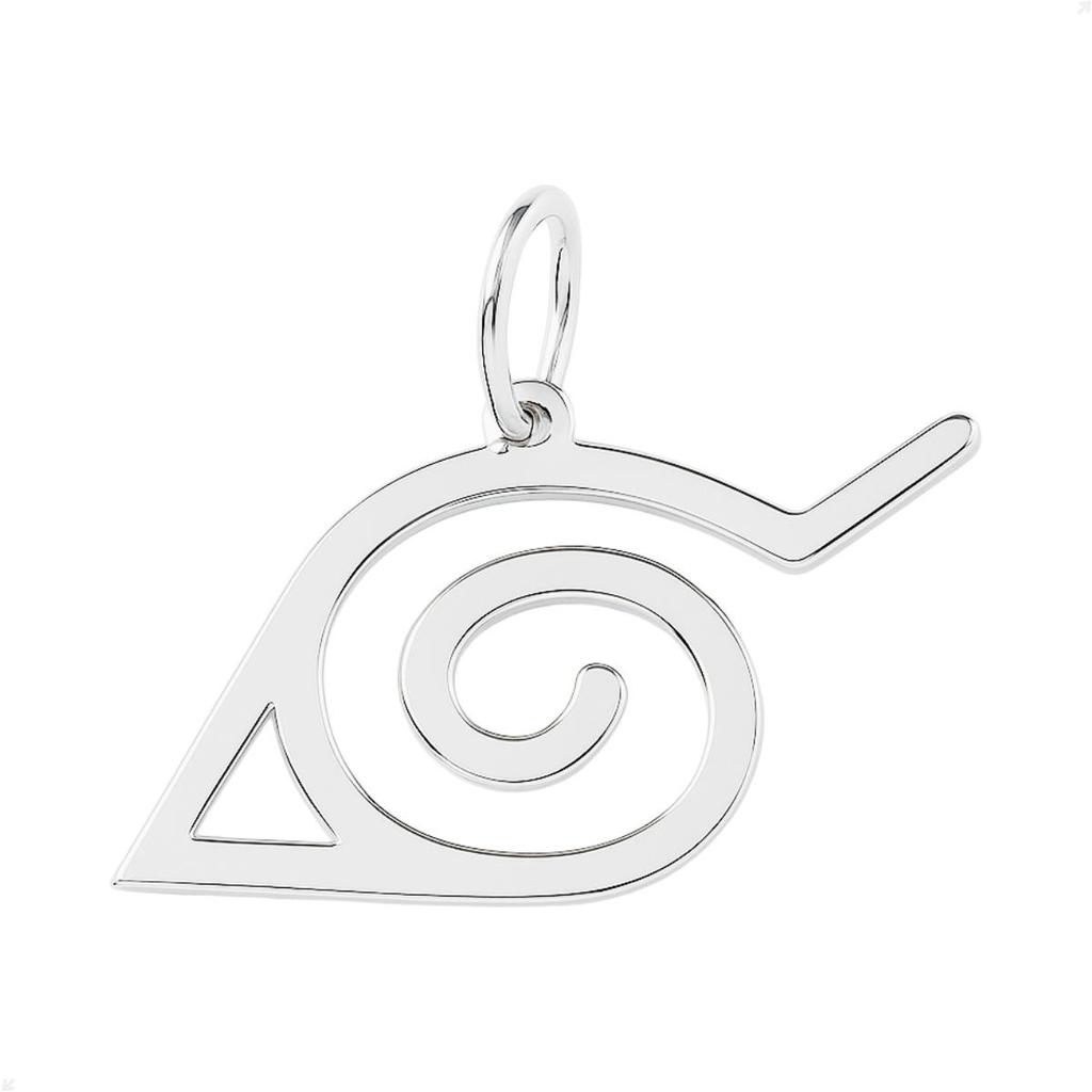 Pingente Prata 925 Naruto Design Premium