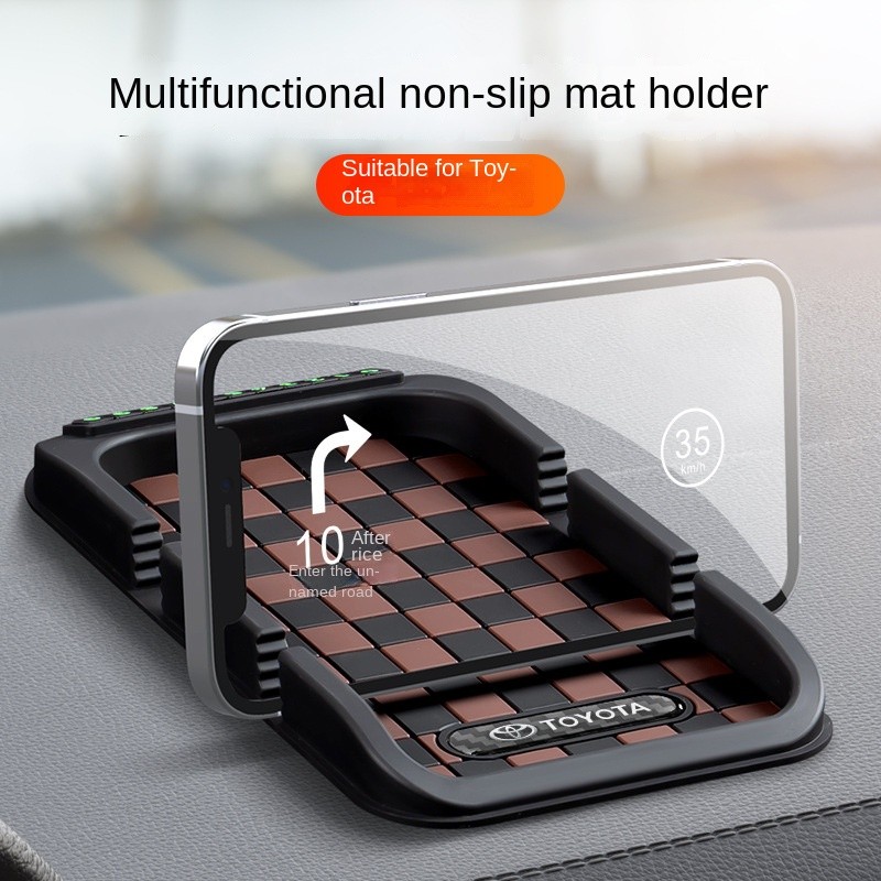 Suitable for Toyota Asia Longgrevi Yasanling Shang Car Phone Holder Parking Number Plate Non-Slip Mat rr8b