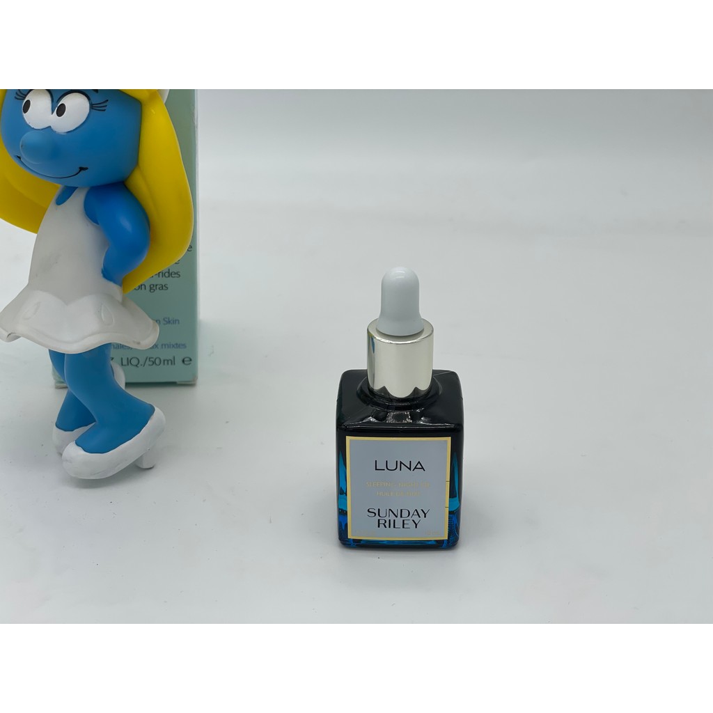 American Sunday Riley LUNA Oil LUNA Oil Night Sleep Repair Essence Oil 10ml/15ml Amostra Média