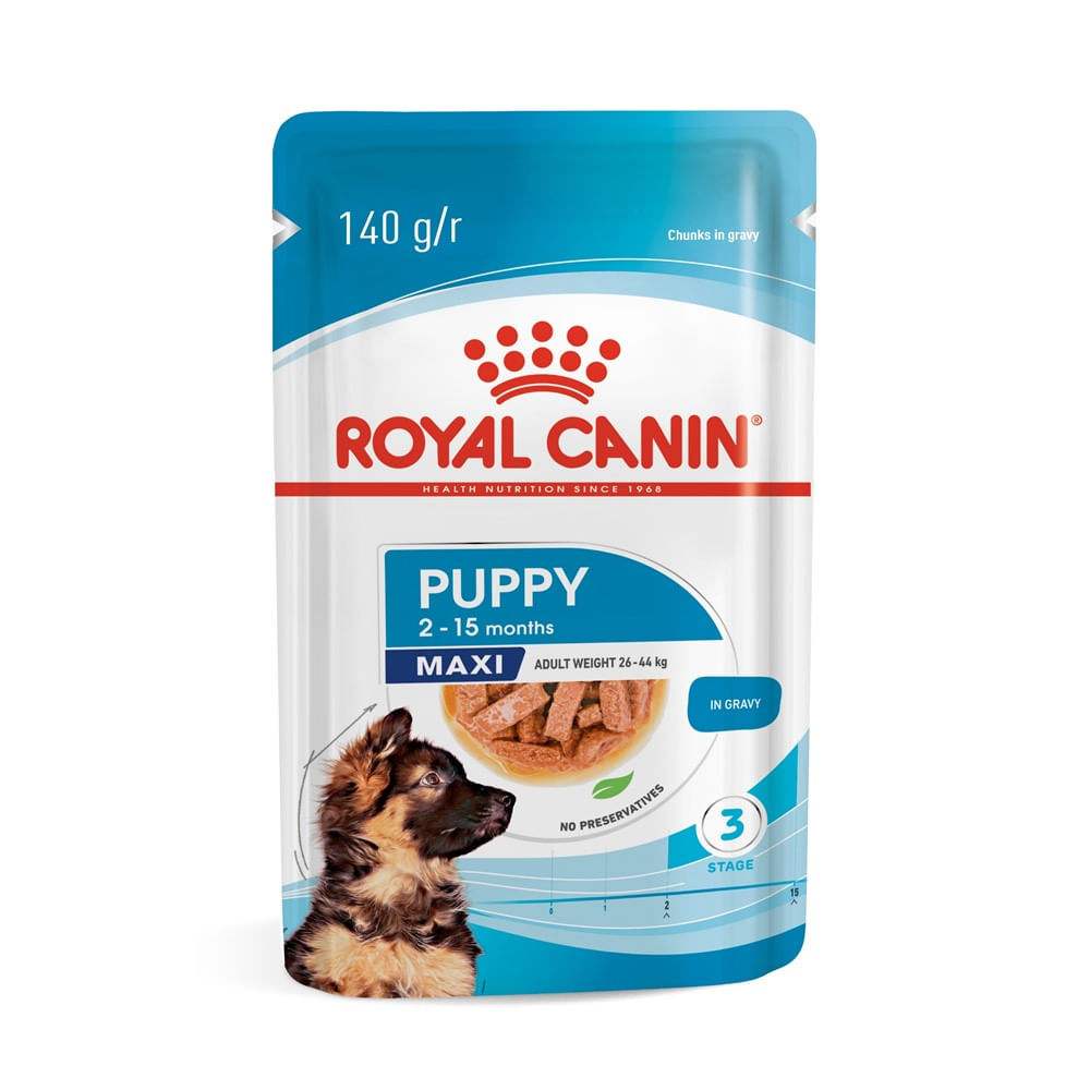 Ração Úmida Royal Canin Cães filhote Maxi Puppy 140g