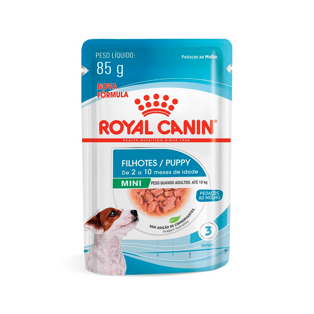 Ração Royal Canin Wet Cao 85g Mini Puppy