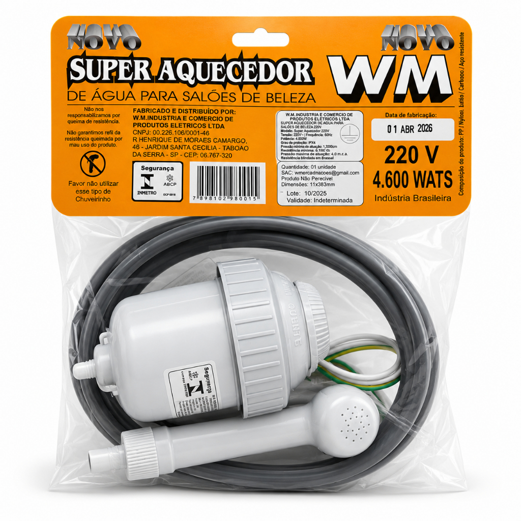 Aquecedor WM O Mais Usado Pelos Profissionais De Pet Shop Lavatório 220v